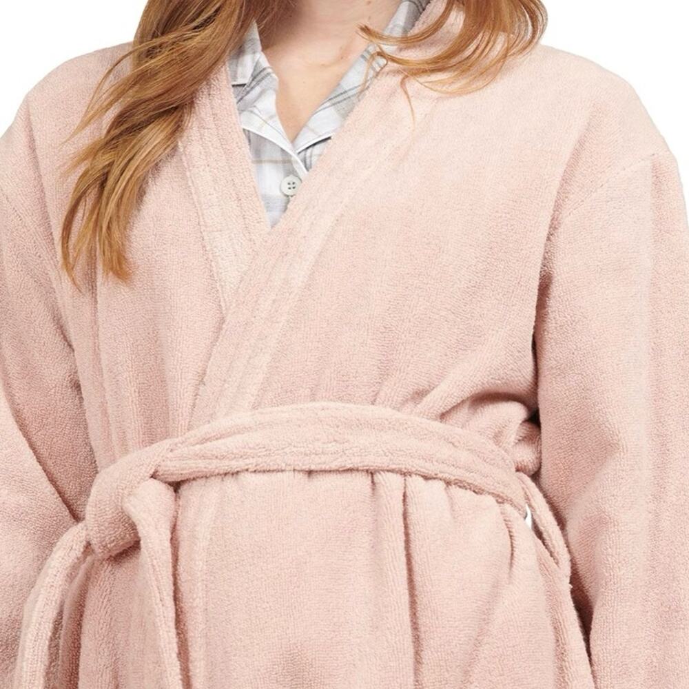 Barbour Ada Terry Cloth Robe Womens Small - Picture 4 of 9